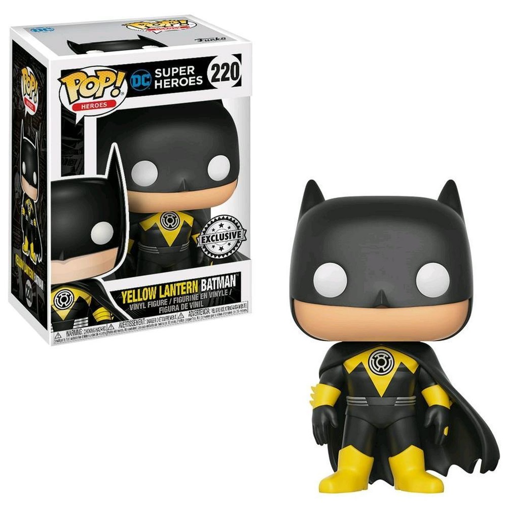 Funko Pop! Heroes dc Super Heroes - Yellow Lantern Batman #220 Exclusive -  Wanted
