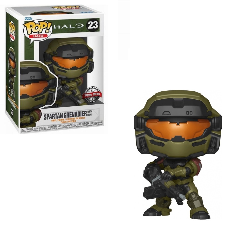 Funko Pop! Games: Halo Infinite - Noble Defender Variant with Weapon ...