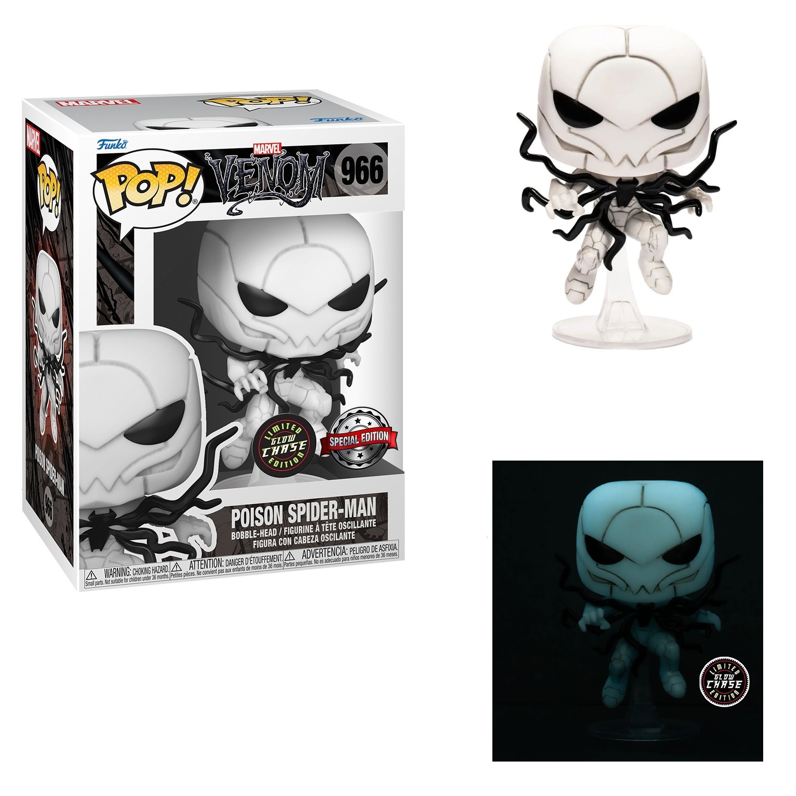 Funko Pop! Marvel Venom - Poison Spider-man CHASE Edition #966 - Wanted