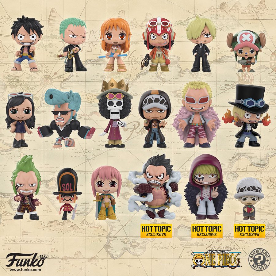 Funko One Piece Mystery Mini Figures 5cm (Ανοιχτά κουτιά) - Wanted