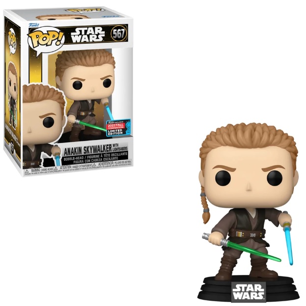 Funko Pop! Disney Star Wars Episode II Attack of the Clones – Anakin Skywalkers Lightsabers (2022 Fall Convention Limited Edition) #567 Bobble-Head Vinyl Figure