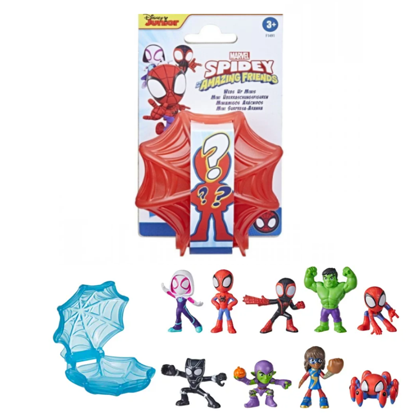 Ιστός Έκπληξη Τυχαίας Επιλογής Webs Up Minis Hasbro Disney Junior Marvel: Spidey and His Amazing Friends